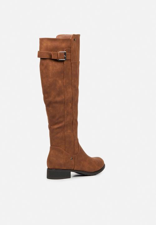 Miss Black - Rebel1 riding boot - brown