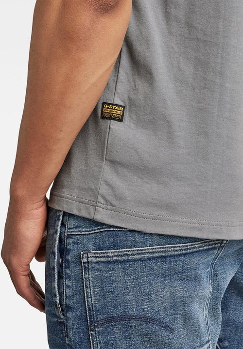 G-STAR - Base-s r t short sleeve - granite