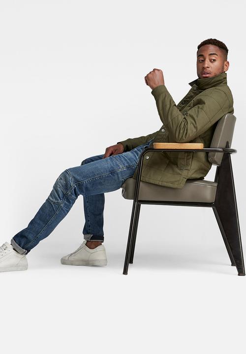 G-STAR - Postino quilted overshirt - shadow olive