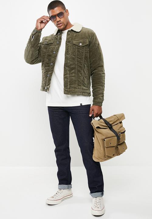 Only & Sons - Onslouis life jacket corduroy pk 0421 - canteen