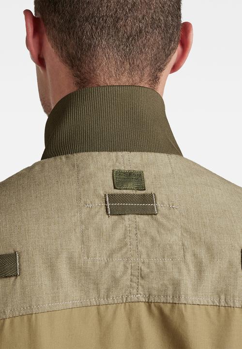 G-STAR - Zip pocket bomber - fresh army green