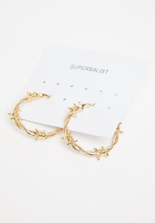 Superbalist - Emma hoop earrings - gold