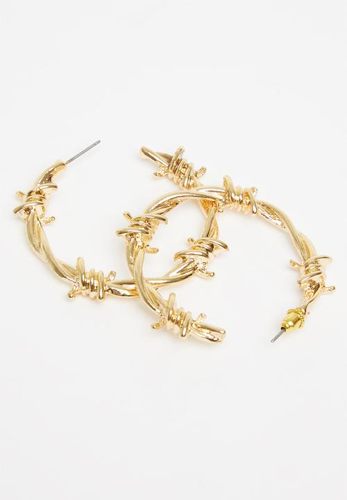 Superbalist - Emma hoop earrings - gold