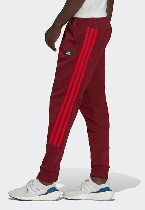 adidas Performance - Future Icons 3-Stripes Pants- shadow red