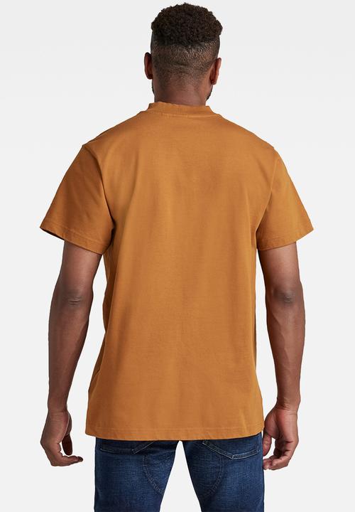 G-STAR - Baseball collar tee - dark vulcan