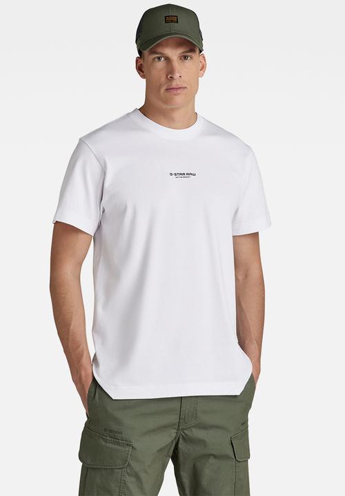 G-STAR - Center logo loose r t - white