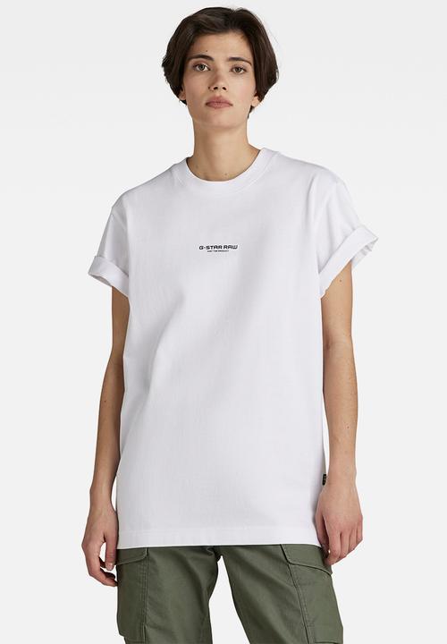 G-STAR - Center logo loose r t - white