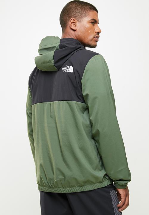 The North Face - Ma wind jacket - green & black 