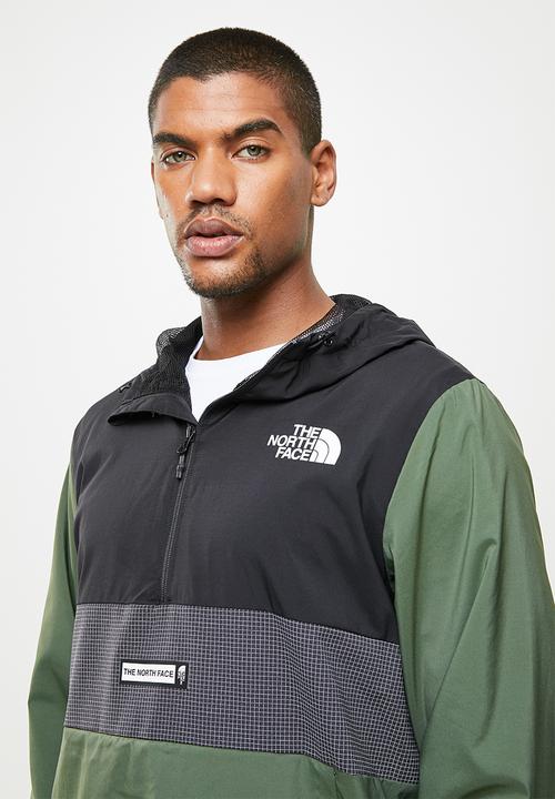 The North Face - Ma wind jacket - green & black 