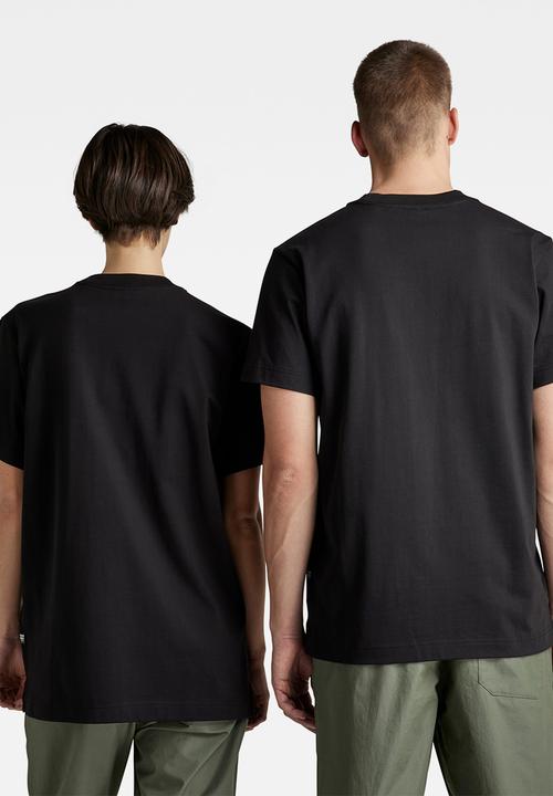 G-STAR - Center logo loose r t - dark black