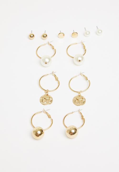 Superbalist - Lucia earring pack - gold