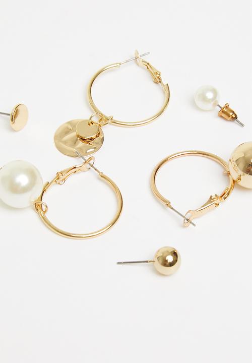 Superbalist - Lucia earring pack - gold