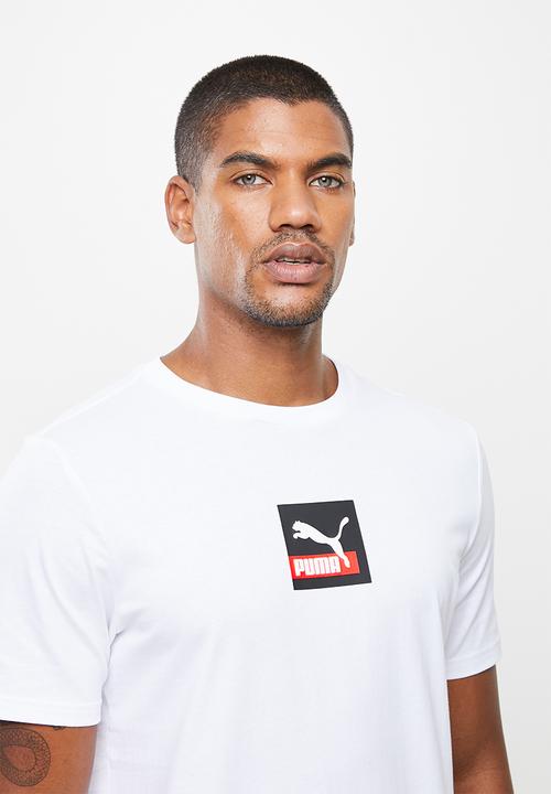 PUMA - Brand love tee - puma white