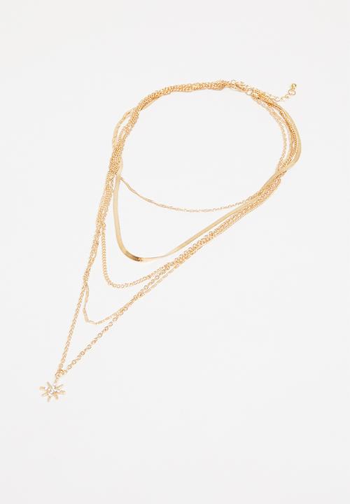 Superbalist - Alice layered necklace - gold