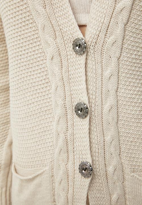 Trendyol - Pocket detailed cardigan - ecru