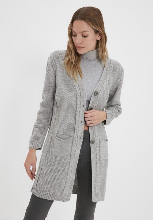 Trendyol - Pocket detailed cardigan - grey