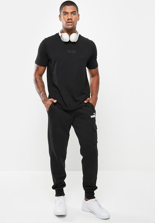 PUMA - Ess Cargo Trackpants - Black