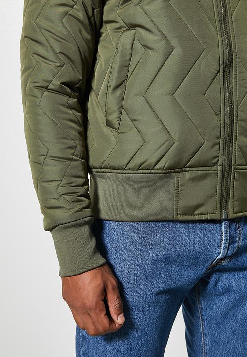 Superbalist - Nevada quilted bomber - khaki green