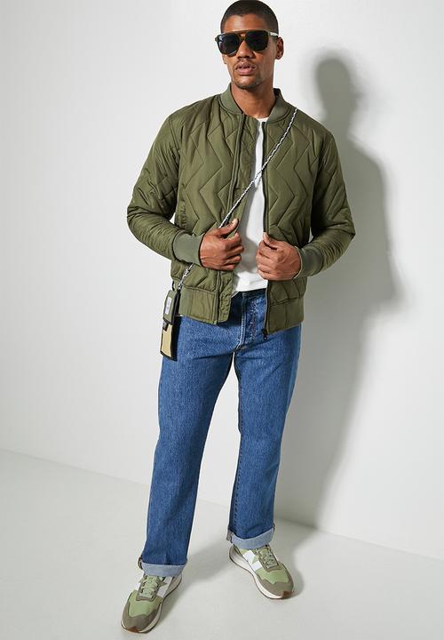 Superbalist - Nevada quilted bomber - khaki green