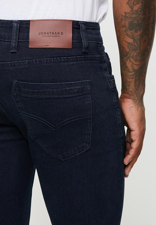 Jonathan D - JD Jacob Slim Fit Jeans- Blue Black