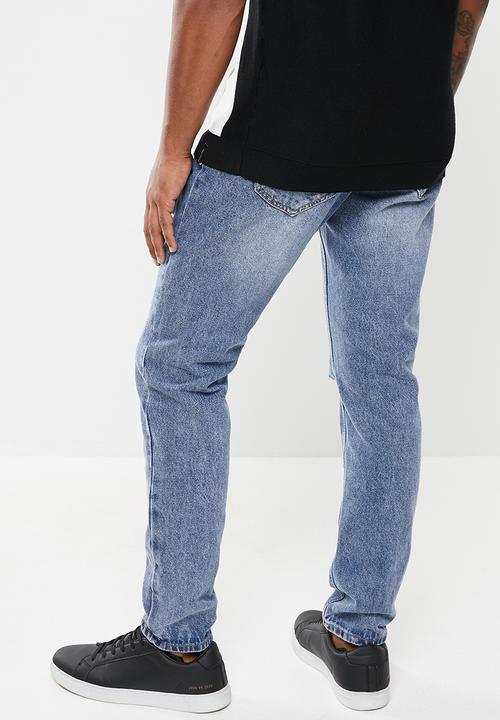 Jonathan D - Tobi relaxed straight leg jeans - light blue