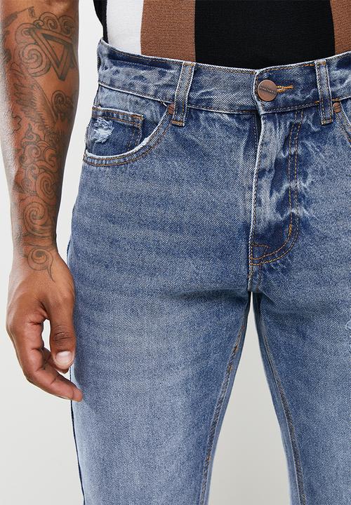 Jonathan D - Tobi relaxed straight leg jeans - light blue
