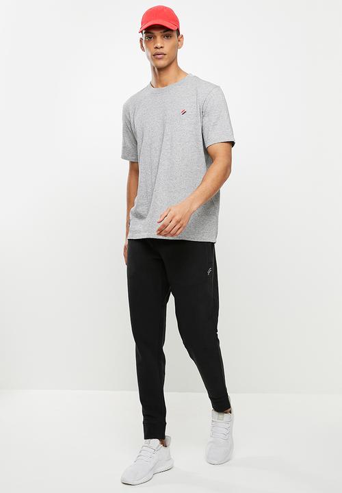 Superdry. - Superdry code essential tee - grey 