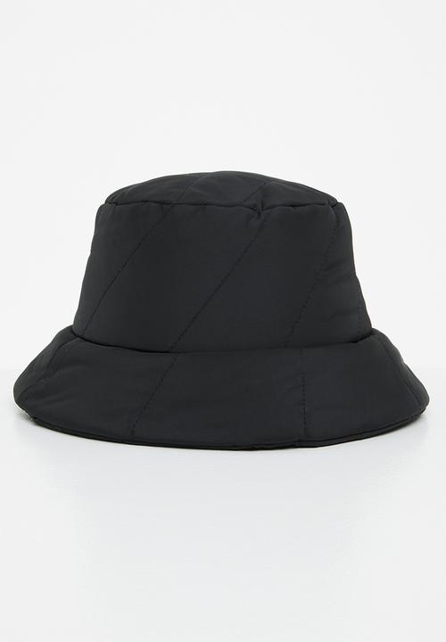 Superbalist - Quilted bucket hat - black