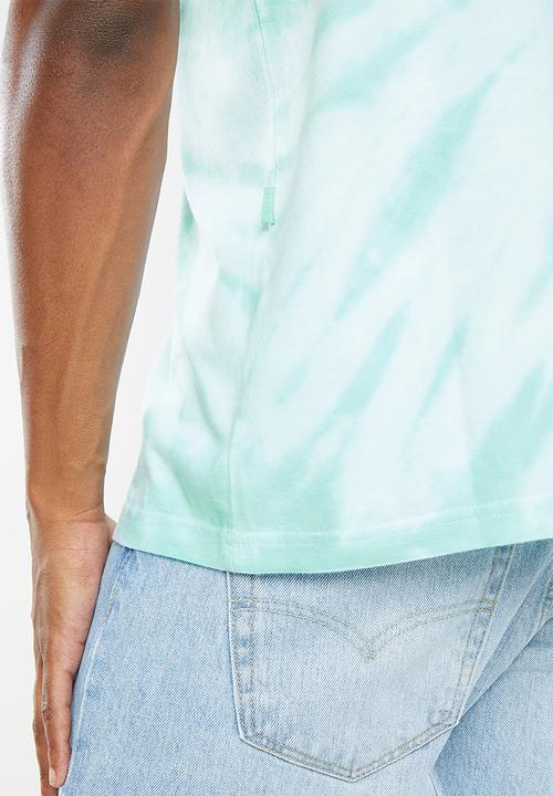Vissla  - Easy beaks tie dye pocket tee - pacific blue
