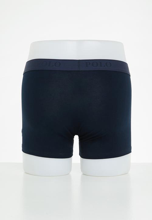 POLO - Men plain knit boxer - navy