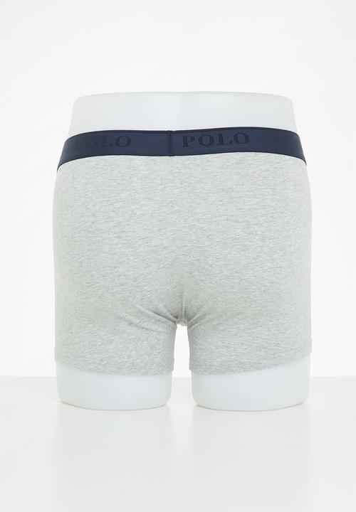 POLO - Men plain knit boxer - grey