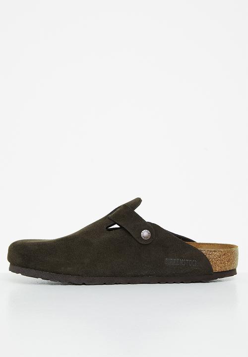 Birkenstock - Boston suede soft footbed - mocca