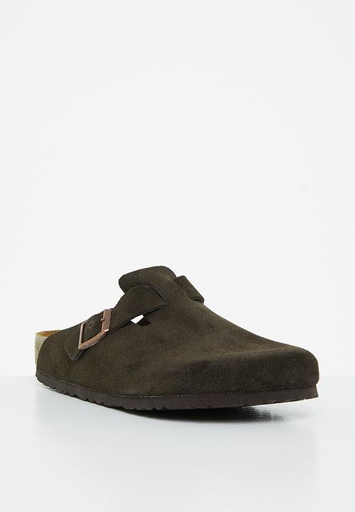 Birkenstock - Boston suede soft footbed - mocca