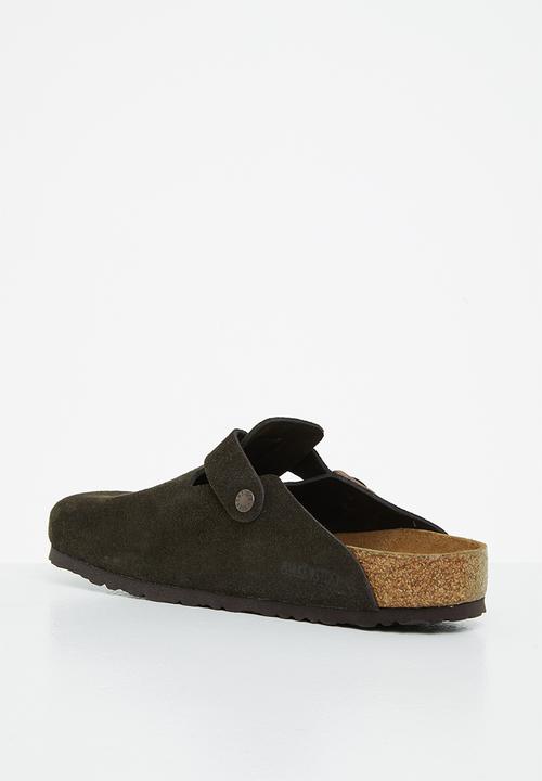 Birkenstock - Boston suede soft footbed - mocca