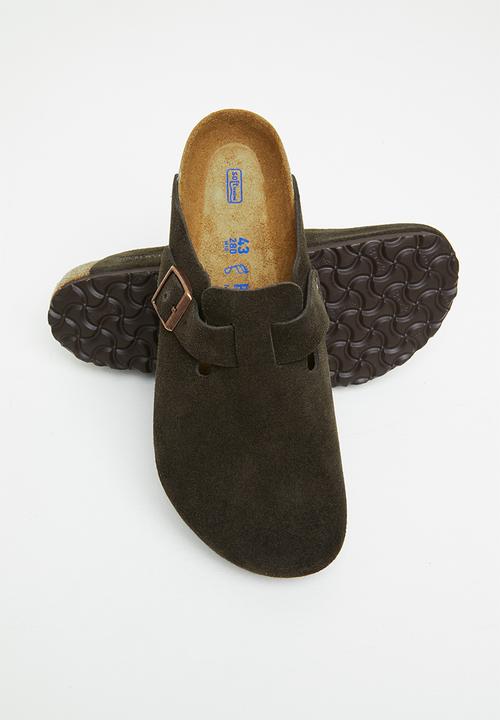 Birkenstock - Boston suede soft footbed - mocca