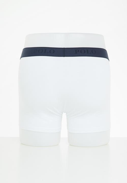 POLO - Men plain knit boxer - white