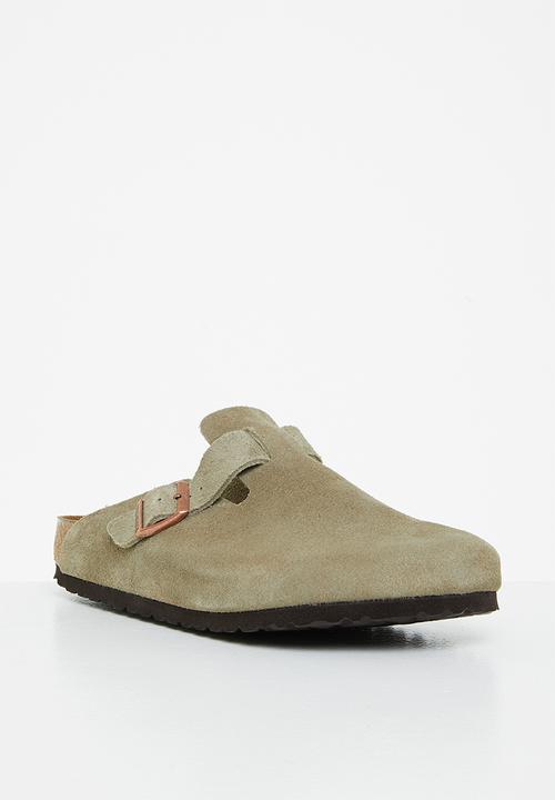 Birkenstock - Boston suede soft footbed - taupe