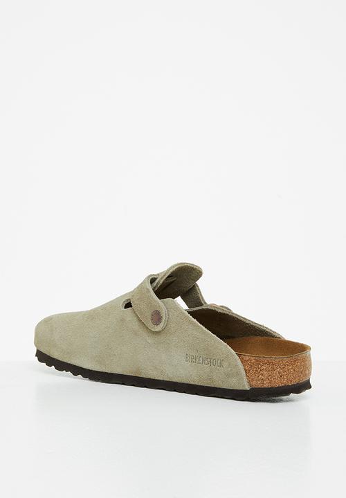 Birkenstock - Boston suede soft footbed - taupe