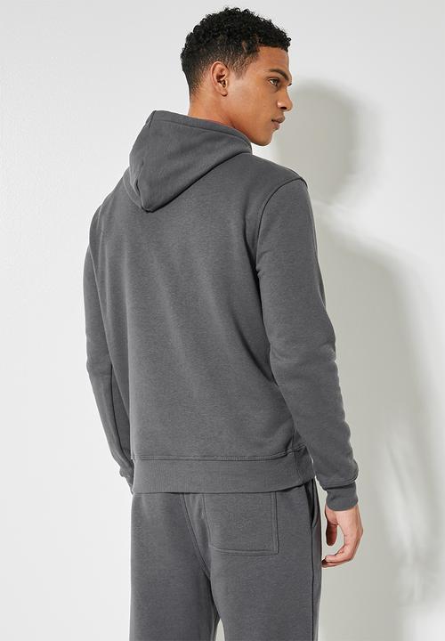 Superbalist - Nasa branded usa hoodie pullover sweat - dark grey