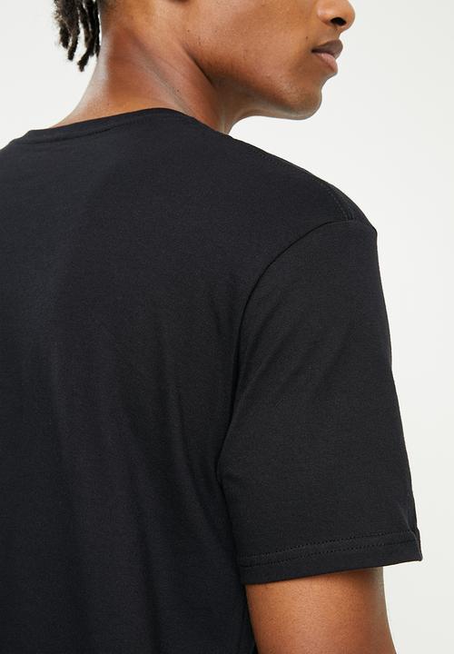 Quiksilver - Corp logo ss tee - black