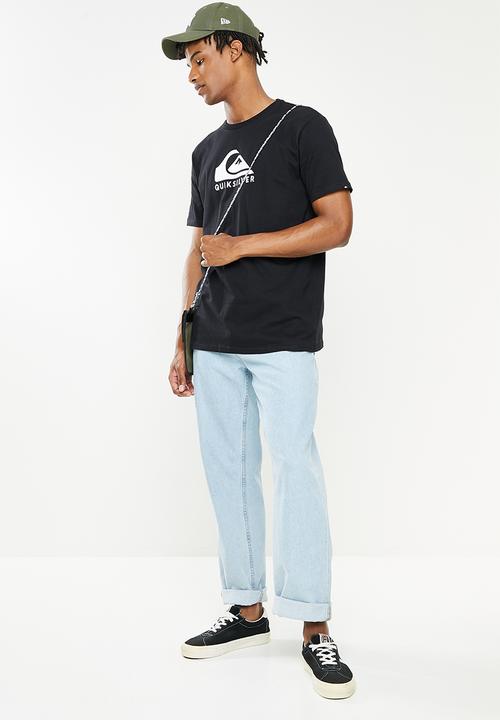 Quiksilver - Corp logo ss tee - black