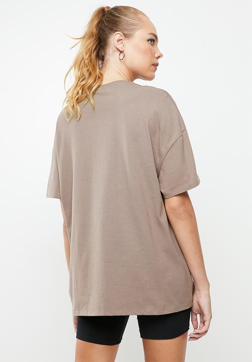 Factorie - Original relaxed graphic tee - burnt iron