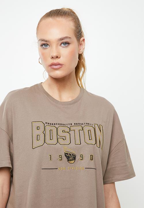 Factorie - Original relaxed graphic tee - burnt iron