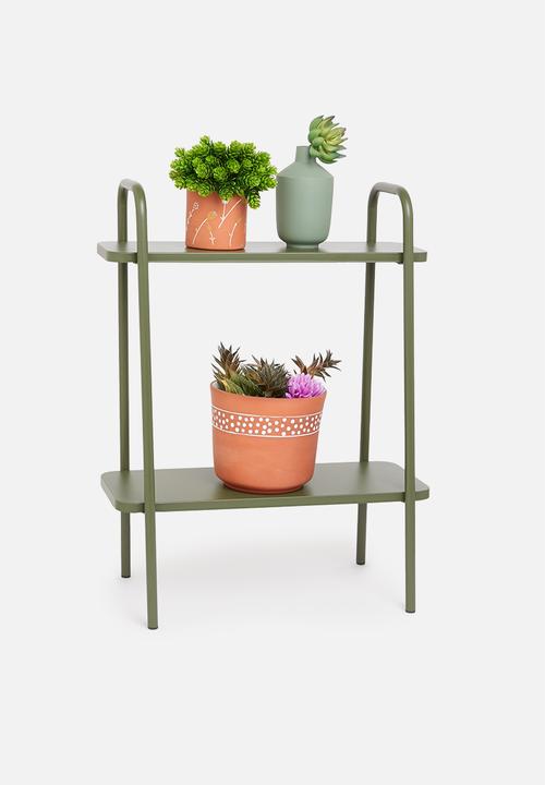 H&S - Flower shelf - green