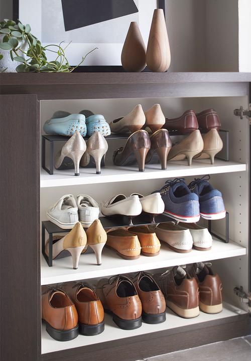 Yamazaki - Frame shoe rack - black