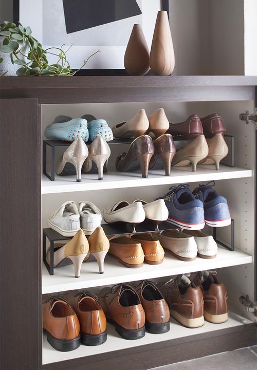 Yamazaki - Frame shoe rack - black