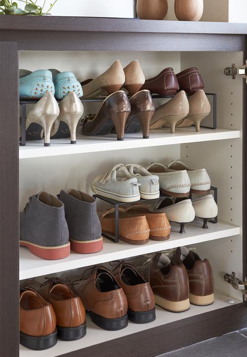 Yamazaki - Frame shoe rack - black