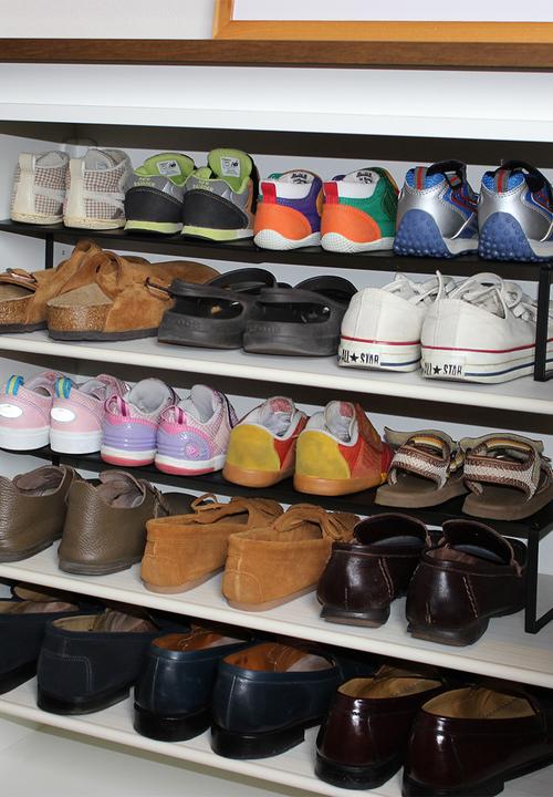 Yamazaki - Frame shoe rack - black