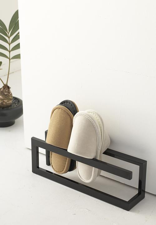 Yamazaki - Line slipper rack - black