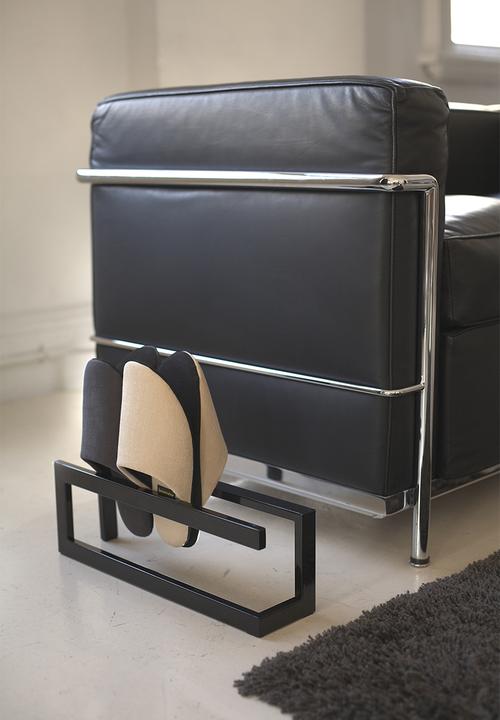 Yamazaki - Line slipper rack - black